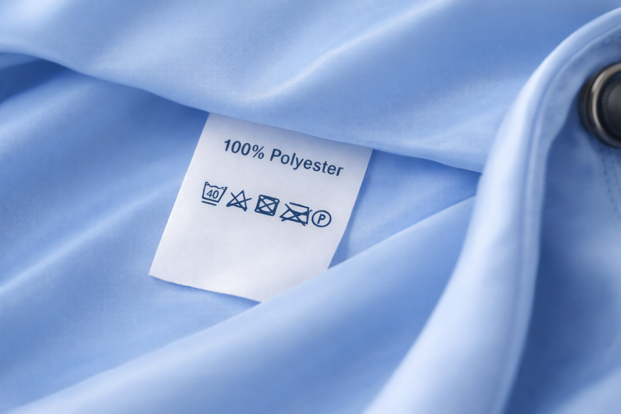 100% Polyester färben wir nicht