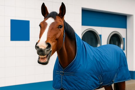Zertifizierte Reinigung von Pferdedecken