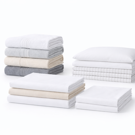 Professionelle Reinigung von Flachwäsche für Privatkunden