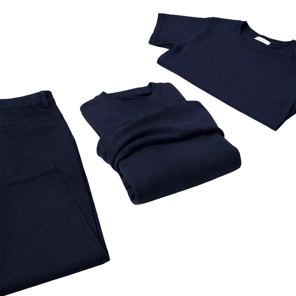 Baumwolle, Viskose, Leinen in marine färben lassen