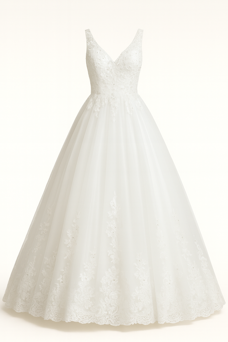 Brautkleid aufwendig reinigen lassen