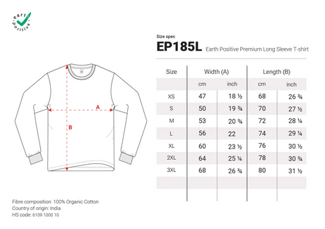 Langarmshirt in Wunschfarbe