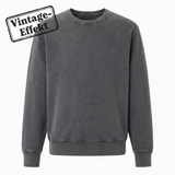 Pullover grau mit Vintage-Effekt