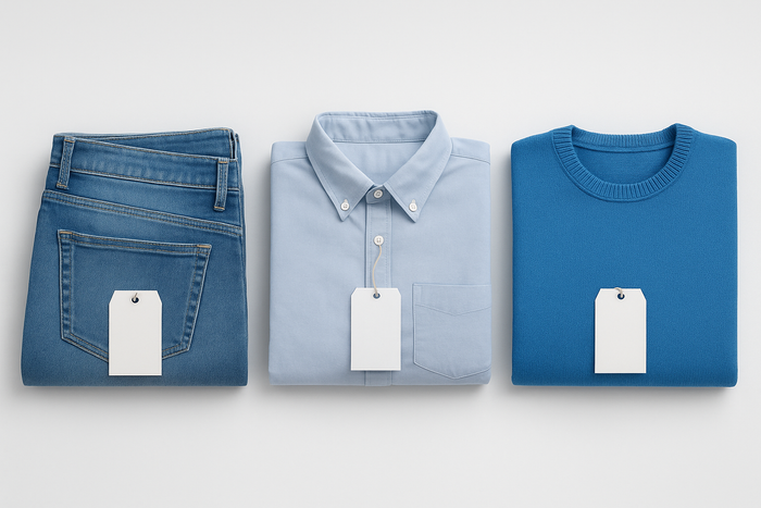 Textilaufbereitung von Ware für den Einzelhandel