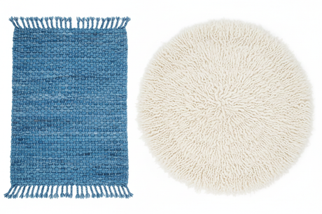 Webteppich und Flokati reinigen