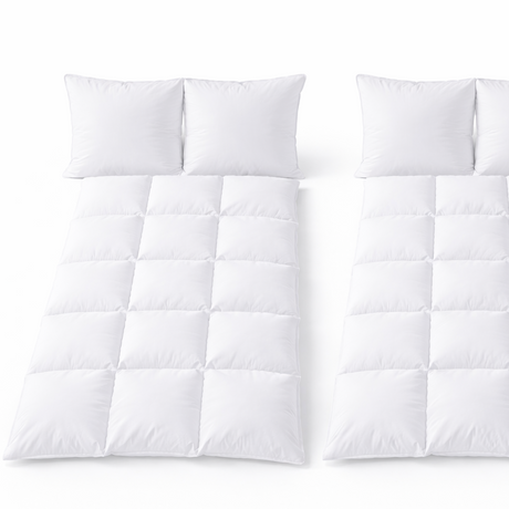 Reinigung von Decken, Kissen und Schonern für Hotels und Pflegeheime